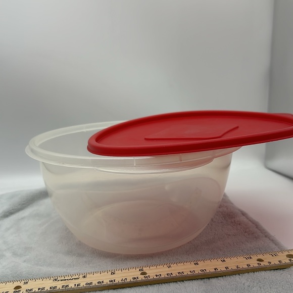 STARPLAST Made In Israel-1-37-305 Capacity 13cups Bowl with Red Push-on Lid - Picture 8 of 8